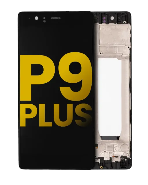 LCD displej s rámečkem pro Huawei P9 Plus (repasovaný) (Quartz Gray)