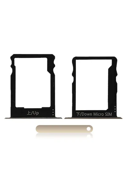 Sim karta + SD karta šuplík pro Huawei P8 Lite (zlatá)
