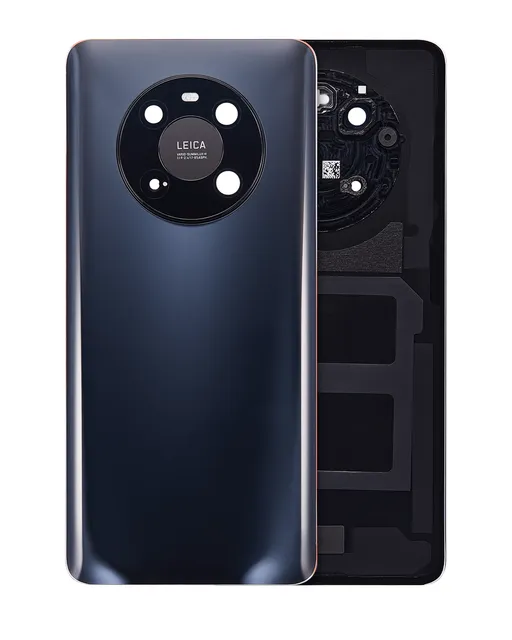 Zadní sklo se sklíčkem kamery pro Huawei Mate 40 (černá)