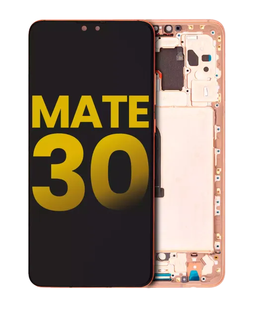 LCD displej s rámečkem pro Huawei Mate 30 (repasovaný) (oranžová)