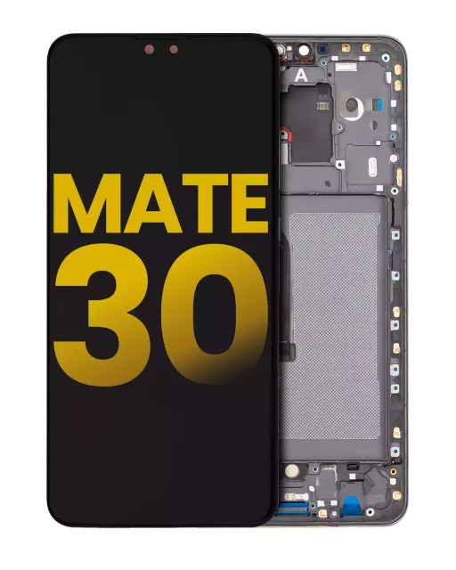 LCD displej s rámečkem pro Huawei Mate 30 (repasovaný) (černá)