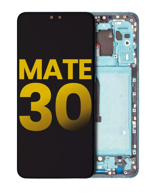 LCD displej s rámečkem pro Huawei Mate 30 (repasovaný) (zelená)