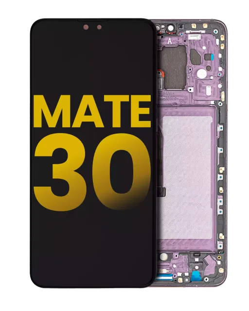 LCD displej s rámečkem pro Huawei Mate 30 (repasovaný) (fialová)