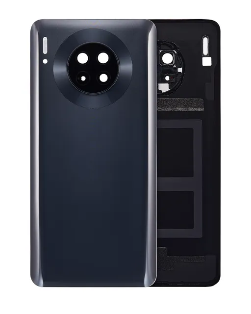 Zadní sklo se sklíčkem kamery pro Huawei Mate 30 (černá)