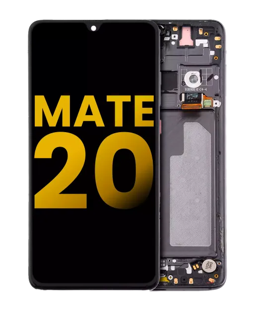 LCD displej s rámečkem pro Huawei Mate 20 (repasovaný) (Twilight Black)
