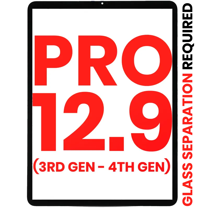 Dotyková vrstva (digitizér) pro iPad Pro 12.9" 3. gen. (2018) / 12.9" 4. gen. (2020) (předinstalovaná OCA, nutné oddělení skla) (Aftermarket Plus) (všechny barvy)