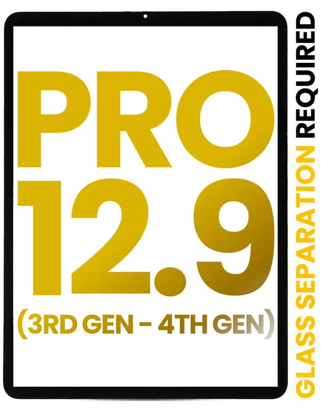 Dotyková vrstva (digitizér) pro iPad Pro 12.9" 3. gen. (2018) / 12.9" 4. gen. (2020) (všechny barvy) (předinstalovaná OCA, nutné oddělení skla) (Premium)