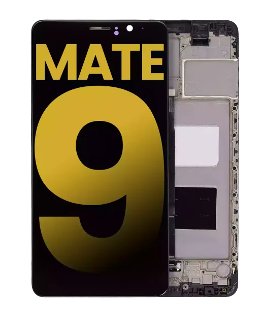 LCD displej s rámečkem pro Huawei Mate 9 (repasovaný) (černá)
