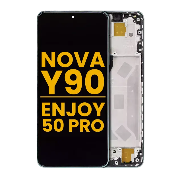 LCD displej s rámečkem pro Huawei Nova Y90 / Enjoy 50 Pro (repasovaný) (Emerald Green)