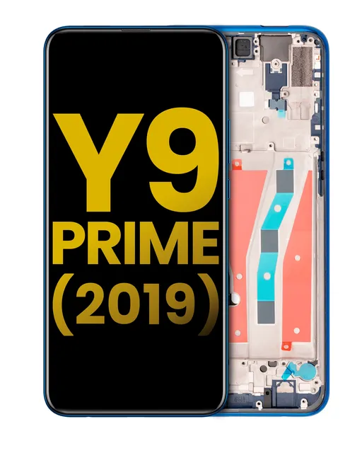 LCD displej s rámečkem pro Huawei Y9 Prime (2019) (repasovaný) (Sapphire Blue)