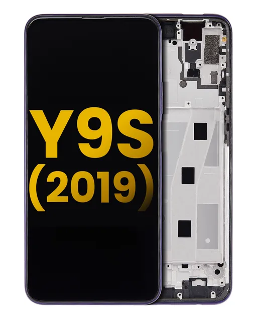 LCD displej s rámečkem pro Huawei Y9s (2019) (repasovaný) (Phantom Purple)