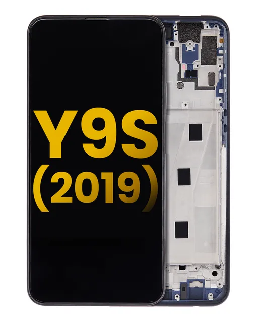 LCD displej s rámečkem pro Huawei Y9s (2019) (repasovaný) (Midnight Black)