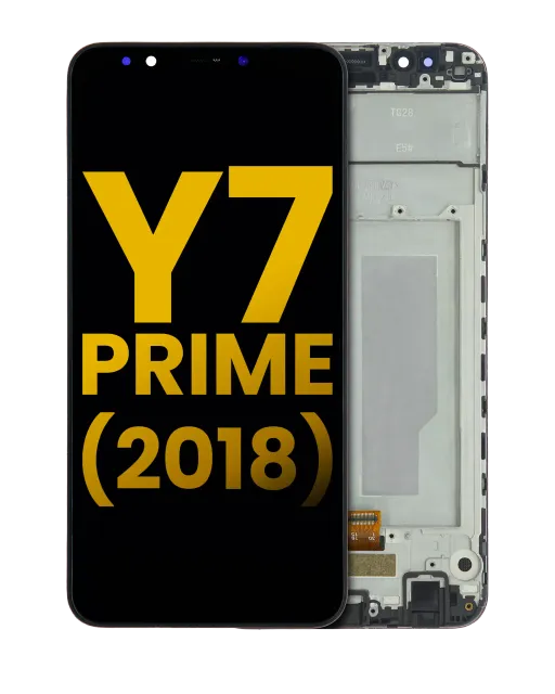 LCD displej s rámečkem pro Huawei Y7 Prime (2018) (repasovaný) (černá)