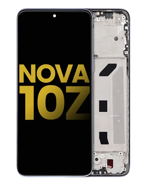 LCD displej s rámečkem pro Huawei Nova 10z (repasovaný) (stříbrná)