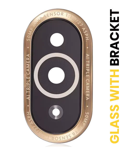 Sklíčko zadní kamery s držákem pro Huawei Nova 10 Pro (zlatá)