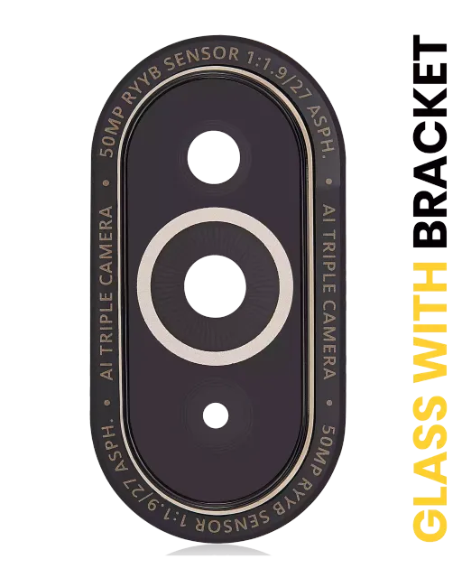 Sklíčko zadní kamery s držákem pro Huawei Nova 10 (černá)