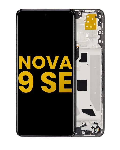 LCD displej s rámečkem pro Huawei Nova 9 SE (repasovaný) (Midnight Black)