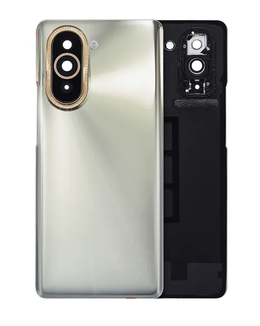 Zadní sklo se sklíčkem kamery pro Huawei Nova 10 (stříbrná)
