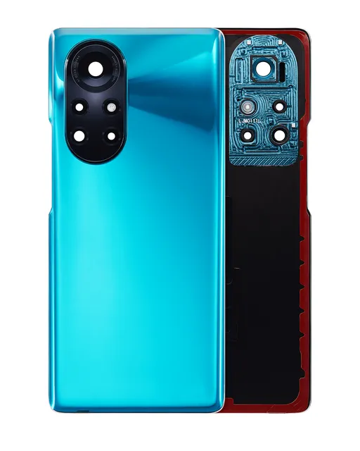 Zadní sklo se sklíčkem kamery pro Huawei Nova 8 Pro (zelená)