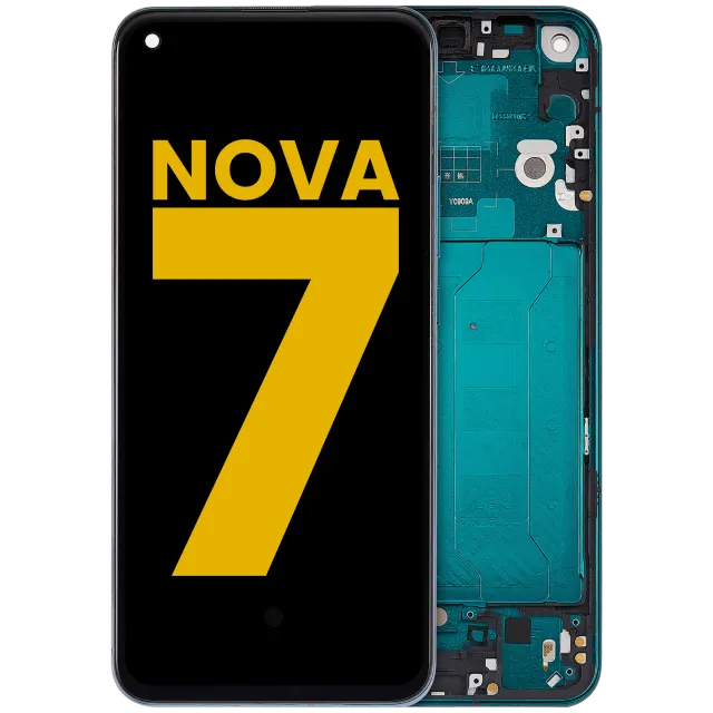 OLED displej s rámečkem pro Huawei Nova 7 (2020) (repasovaný) (Forest Green)