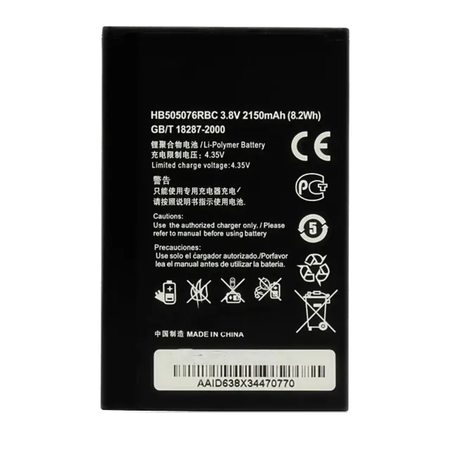 Baterie pro Huawei Ascend (G700 / G710 / G716 / G606 / G610 / C8815 / A199) (HB505076RBC)