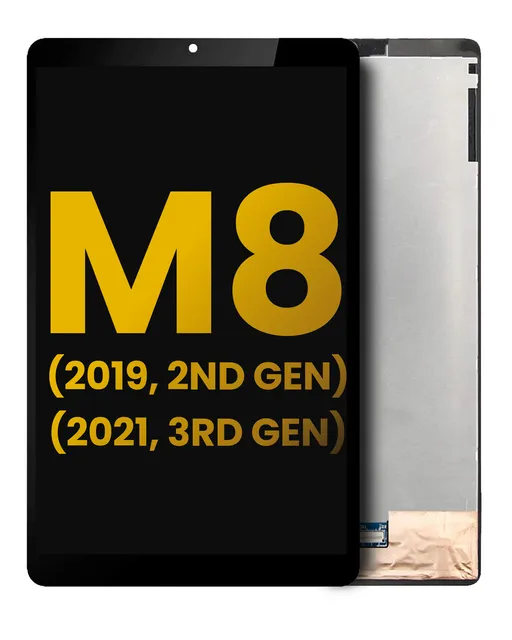 LCD displej bez rámečku pro Lenovo Tab M8 (2nd Gen / 3rd Gen) (repasovaný) (černá)