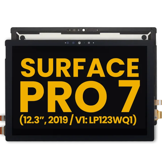 LCD displej s dotykovou vrstvou pro Microsoft Surface Pro 7 (Extension Cable Included) (1866 / Version 1: LP123WQ1) (repasovaný)