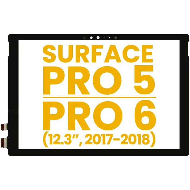 Dotyková vrstva (digitizér) s flex kabelem pro Microsoft Surface Pro 5 / Pro 6 (1796) (nutné oddělení skla)