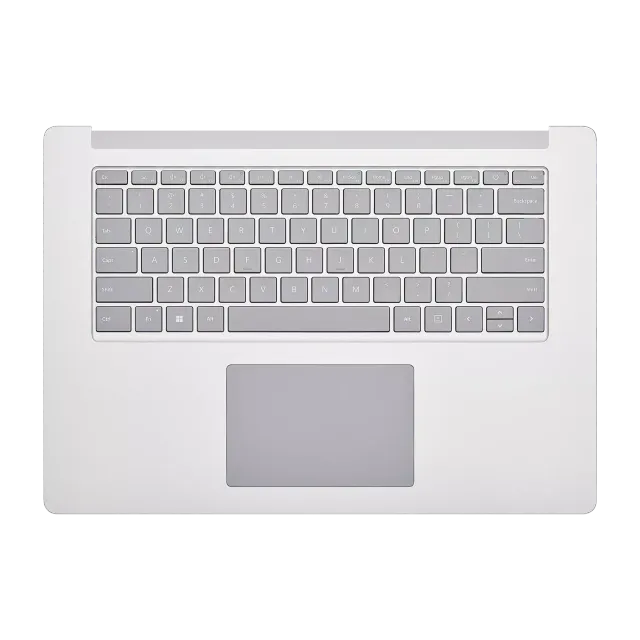 Top case s klávesnicí (americké rozložení ANSI) pro Microsoft Surface Laptop 3 15" (1872 / 1873) (stříbrná)