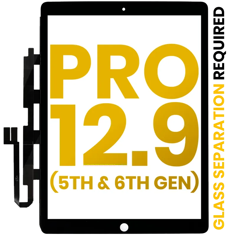 Dotyková vrstva (digitizér) pro iPad Pro 12.9" 5. gen. (2021) / 12.9" 6. gen. (2022) (předinstalovaná OCA, nutné oddělení skla) (Premium) (všechny barvy)