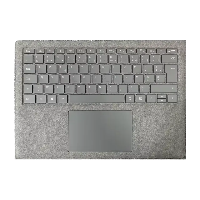 Top case s klávesnicí (francouzské rozložení ISO) pro Microsoft Surface Laptop 3 13.5" (1867 / 1868) (šedá)