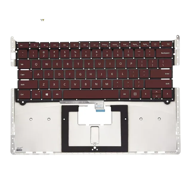 Samotná klávesnice pro Microsoft Surface Laptop 1 / Laptop 2 13.5" (1769) (červená)