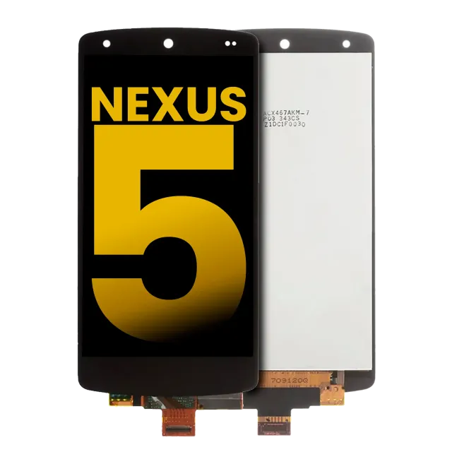 LCD displej bez rámečku pro Nexus 5 (repasovaný) (černá)