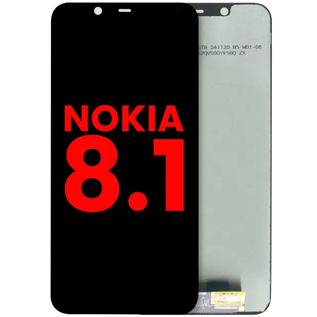 LCD displej bez rámečku pro Nokia 8.1 (Aftermarket Plus)