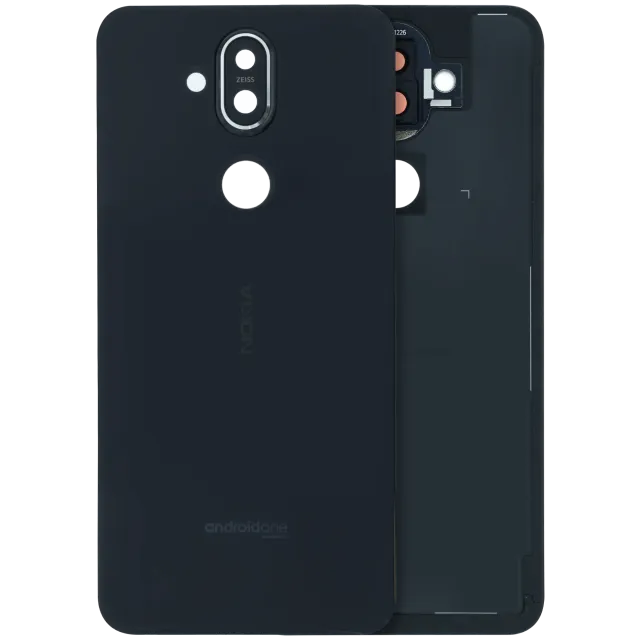 Zadní sklo pro Nokia 8.1 (originál OEM) (modrá)