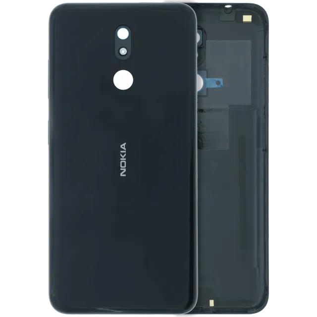 Zadní sklo pro Nokia 3.2 (2019) (originál OEM) (černá)