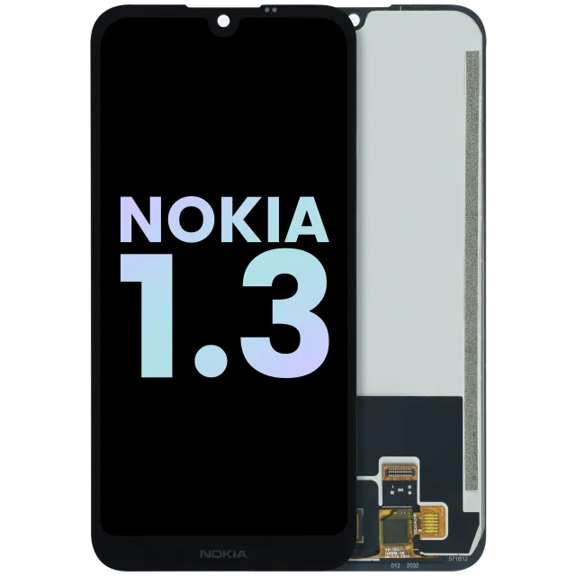 LCD displej bez rámečku pro Nokia 1.3 (originál OEM) (černá)
