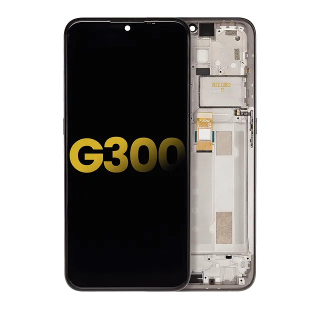 LCD displej s rámečkem pro Nokia G300 (repasovaný) (Meteor Grey)