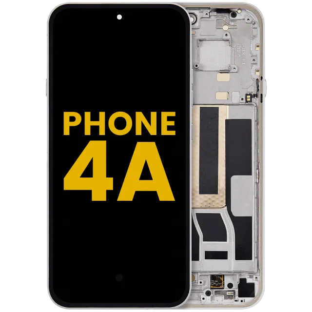 OLED displej s rámečkem pro Nothing Phone (4a) (repasovaný) (bílá)