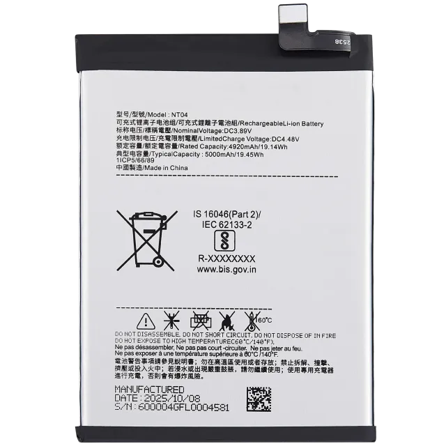 Baterie pro Nothing Phone (3a) / Phone (3a) Pro (NT04)