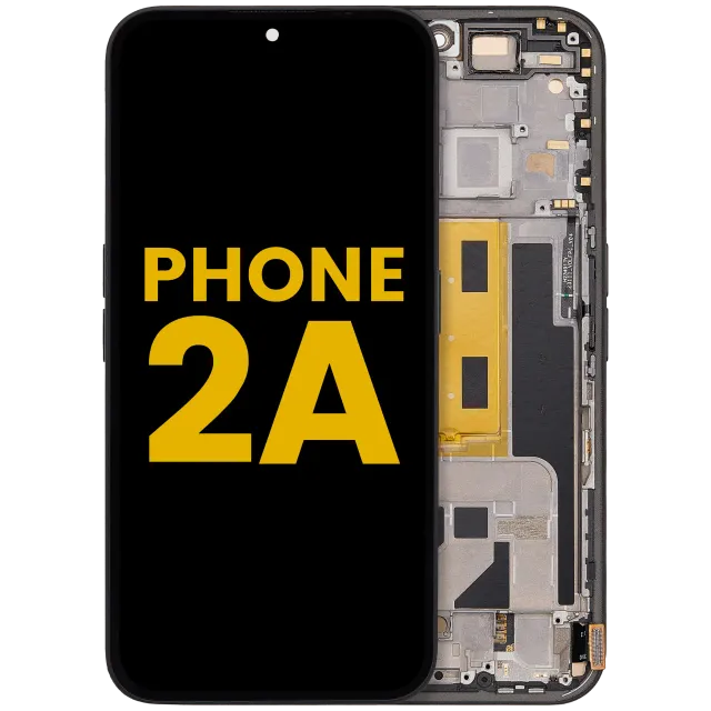 OLED displej s rámečkem pro Nothing Phone (2a) (repasovaný) (černá)