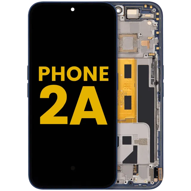 OLED displej s rámečkem pro Nothing Phone (2a) (repasovaný) (modrá)