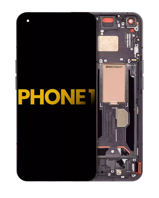 OLED displej s rámečkem pro Nothing Phone 1 (repasovaný) (černá)