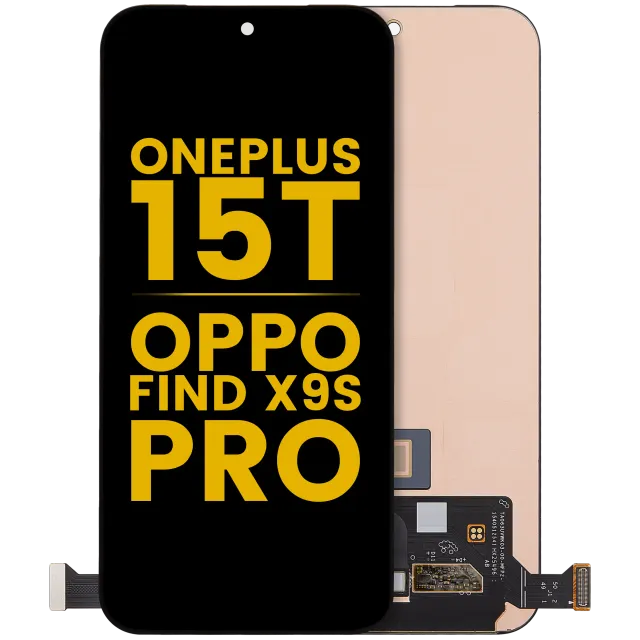 OLED displej bez rámečku pro OnePlus 15T / Oppo Find X9s Pro (2026) (repasovaný) (všechny barvy)