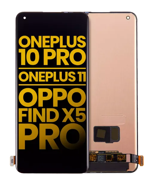 OLED displej bez rámečku pro OnePlus 10 Pro / OnePlus 11 / OPPO Find X5 Pro (repasovaný) (všechny barvy)