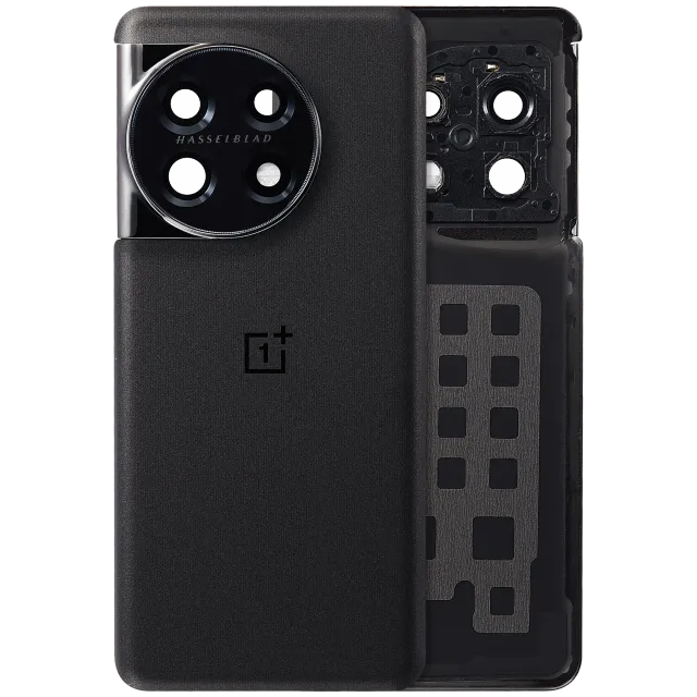 Zadní sklo s držákem sklíčka kamery pro OnePlus 11 (Titan Black)