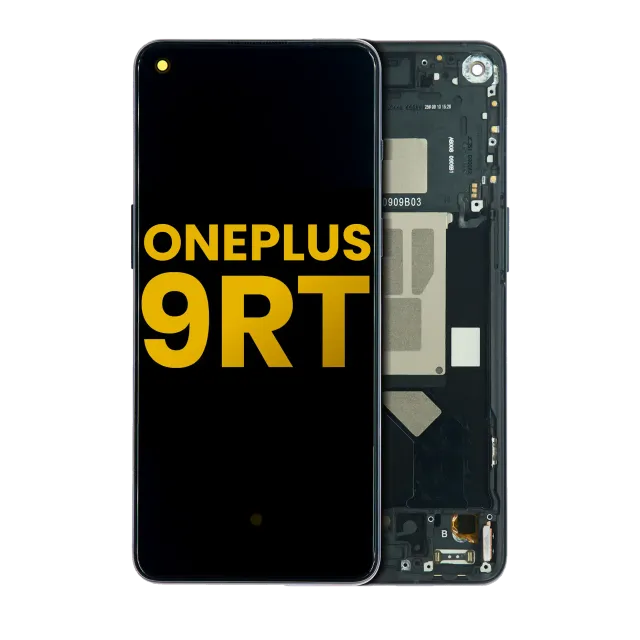 OLED displej s rámečkem pro OnePlus 9RT 5G (repasovaný) (Hacker Black)