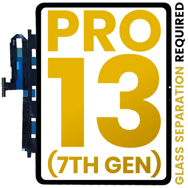 Digitizér pro pro iPad Pro 13" 7. gen. (2024) (předinstalovaná OCA, nutné oddělení skla) (Premium) (černá)