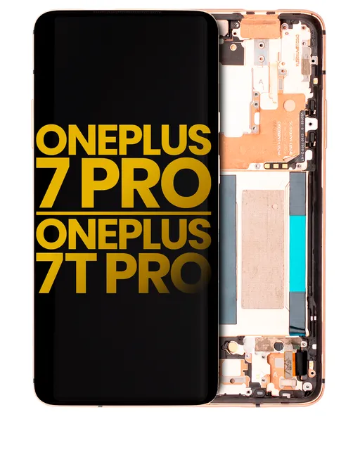 OLED displej s rámečkem pro OnePlus 7 Pro / 7T Pro (repasovaný) (Almond)
