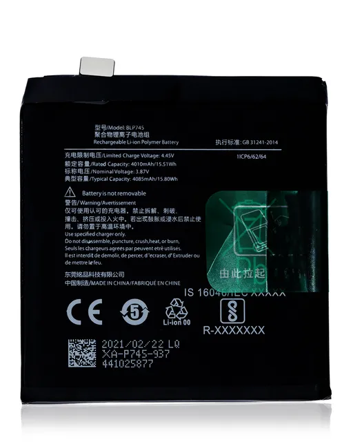 Baterie pro OnePlus 7T Pro (BLP745)